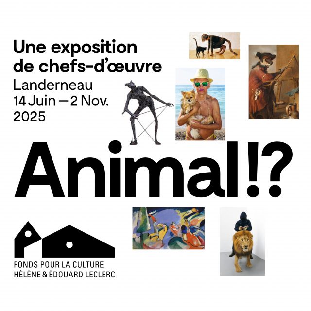 Affiche de l'exposition "Animal!?" au FHEL de Landerneau
