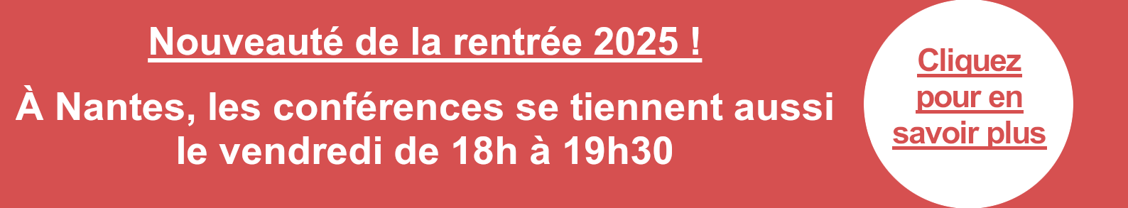 Bandeau pour les conférences Artaban du vendredi